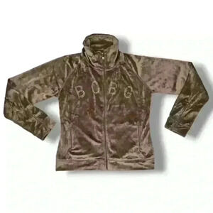 NWT BCBG MAXAZRIA VELOUR TRACK JACKET